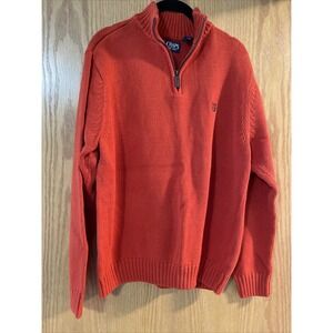 Polo Ralph Lauren Grey 1/4 Zip Knit Jumper Mens Size Large Sweater
